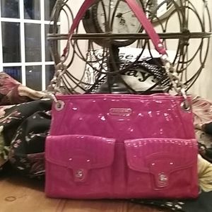 Coach Red quilted handbag